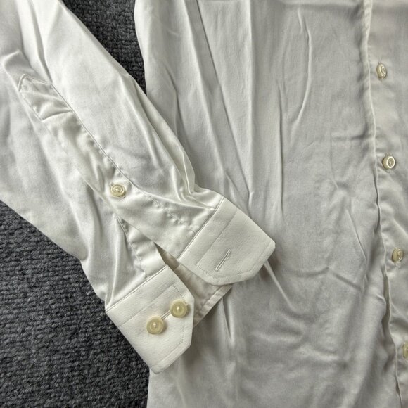 Eton White Romania Cotton Cutaway 15.5 Super Slim Signature Twill Mens Button Up - Picture 6 of 16